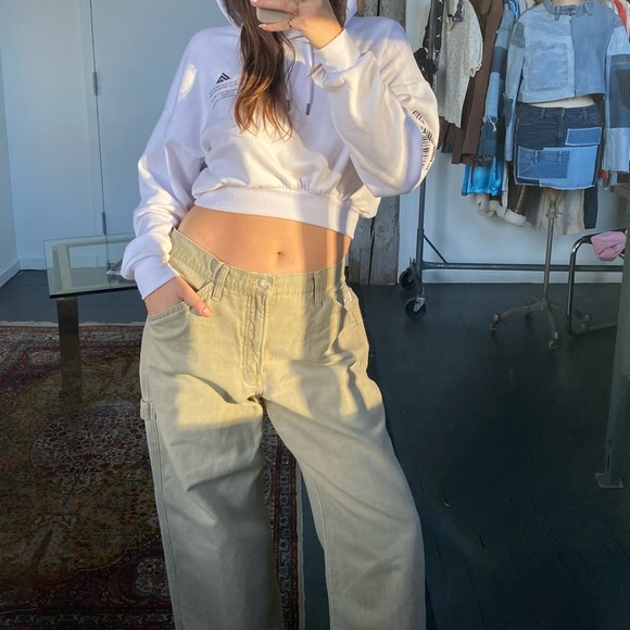 The perfect vintage 90’s cargo boyfriend slouchy relaxed fit jeans - Picture 1 of 9